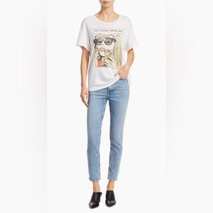 NWT RE/DONE High Rise Ankle Crop size 26 distressed